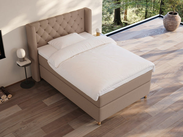 Eira Fjord 140x200 Brun Nordic Dream tilbyder senge med skandinavisk design og højkvalitets materialer. Oplev perfekt komfort for en god nattesøvn. Bestil din i dag!