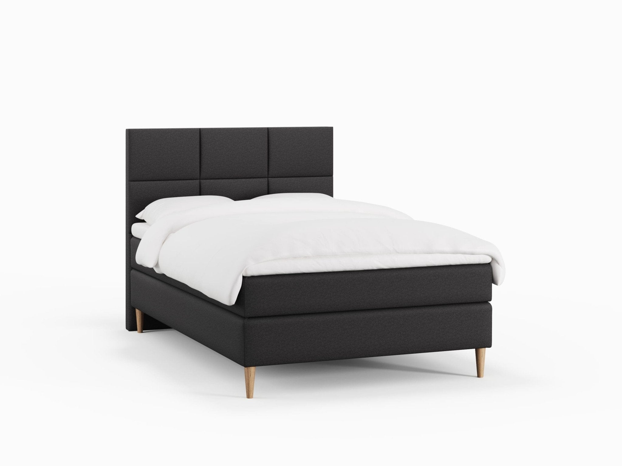 Svanhild Fjord 140x200 Antracit Nordic Dream tilbyder senge med skandinavisk design og højkvalitets materialer. Oplev perfekt komfort for en god nattesøvn. Bestil din i dag!