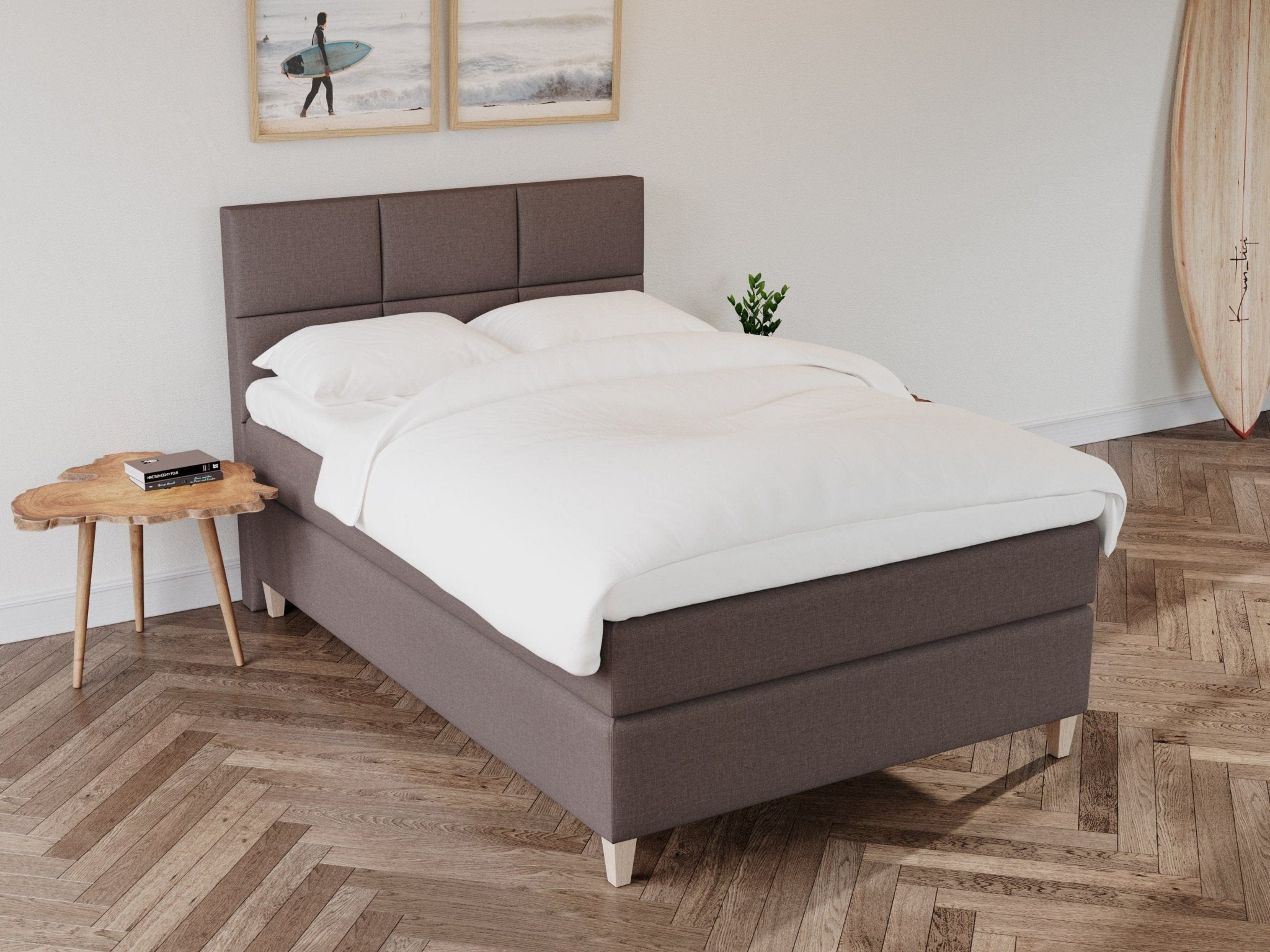 Snefrid Älv 120x200 Mørk Brun Nordic Dream tilbyder senge med skandinavisk design og højkvalitets materialer. Oplev perfekt komfort for en god nattesøvn. Bestil din i dag!