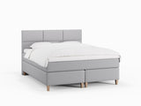 Snefrid Älv 160x210 Lys grå Nordic Dream tilbyder senge med skandinavisk design og højkvalitets materialer. Oplev perfekt komfort for en god nattesøvn. Bestil din i dag!