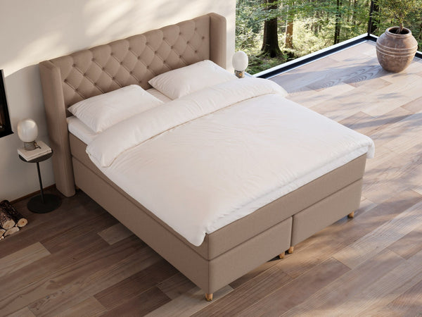 Eira Fjord 180x200 Brun Nordic Dream tilbyder senge med skandinavisk design og højkvalitets materialer. Oplev perfekt komfort for en god nattesøvn. Bestil din i dag!