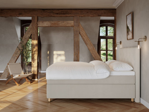 Nora Fjord | 180x200 | Bouclé cream - Nordic Dream