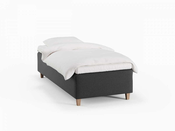 Freja Älv 90x200 Antracit Nordic Dream tilbyder senge med skandinavisk design og højkvalitets materialer. Oplev perfekt komfort for en god nattesøvn. Bestil din i dag!