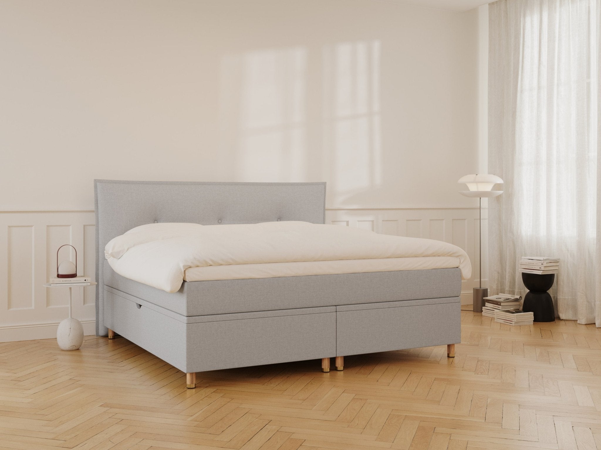 Alva Älv Grande | 200x200 | Lys grå - Nordic Dream