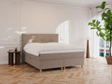 Alva Nordlys 160x210 Bouclé latte Nordic Dream tilbyder senge med skandinavisk design og højkvalitets materialer. Oplev perfekt komfort for en god nattesøvn. Bestil din i dag!
