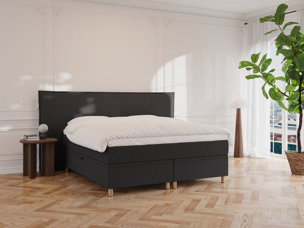 Alva Fjäll 220x220 Antracit Nordic Dream tilbyder senge med skandinavisk design og højkvalitets materialer. Oplev perfekt komfort for en god nattesøvn. Bestil din i dag!