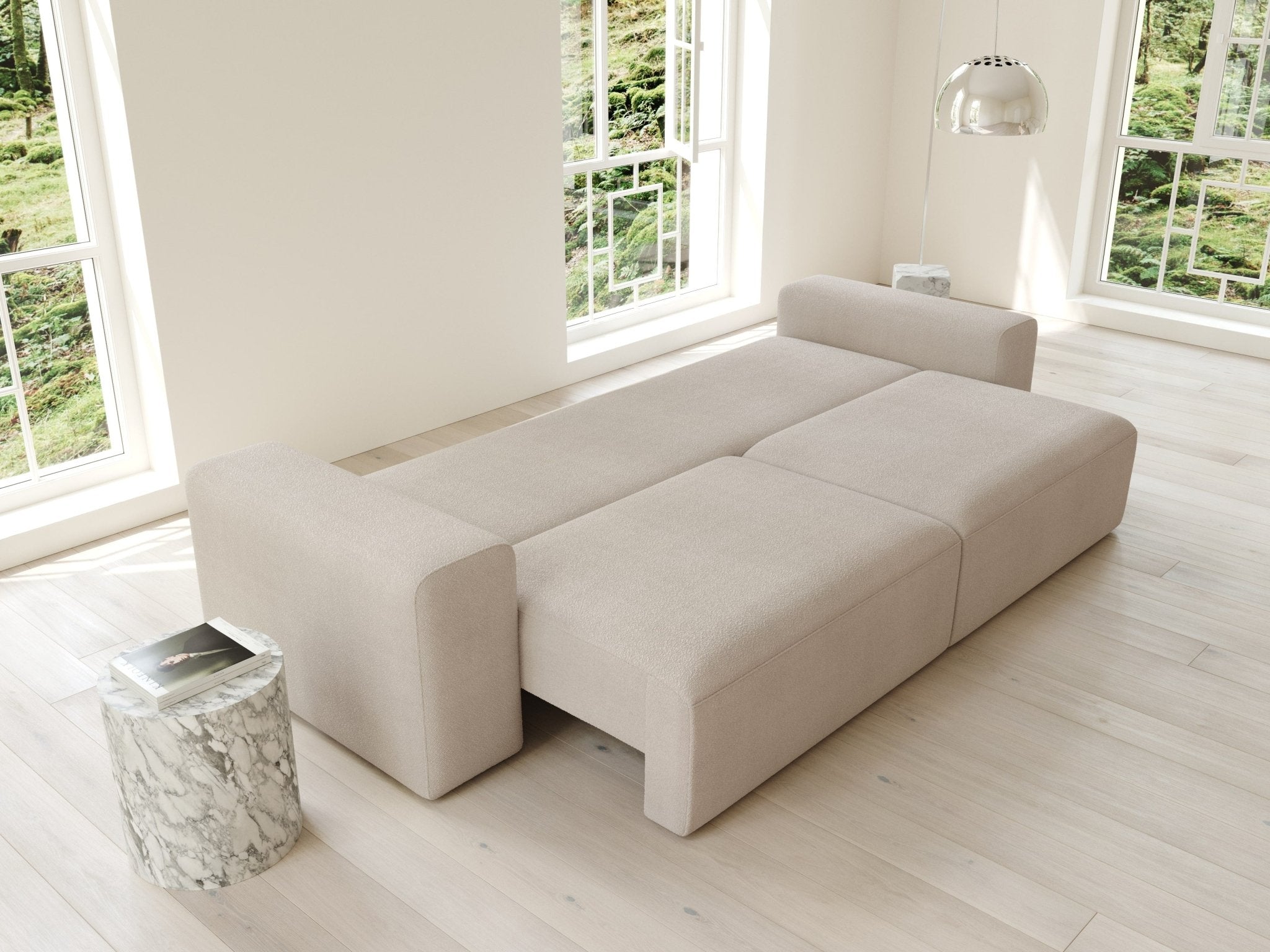 Amaia | 150x263 | Bouclé Cream - Nordic Dream