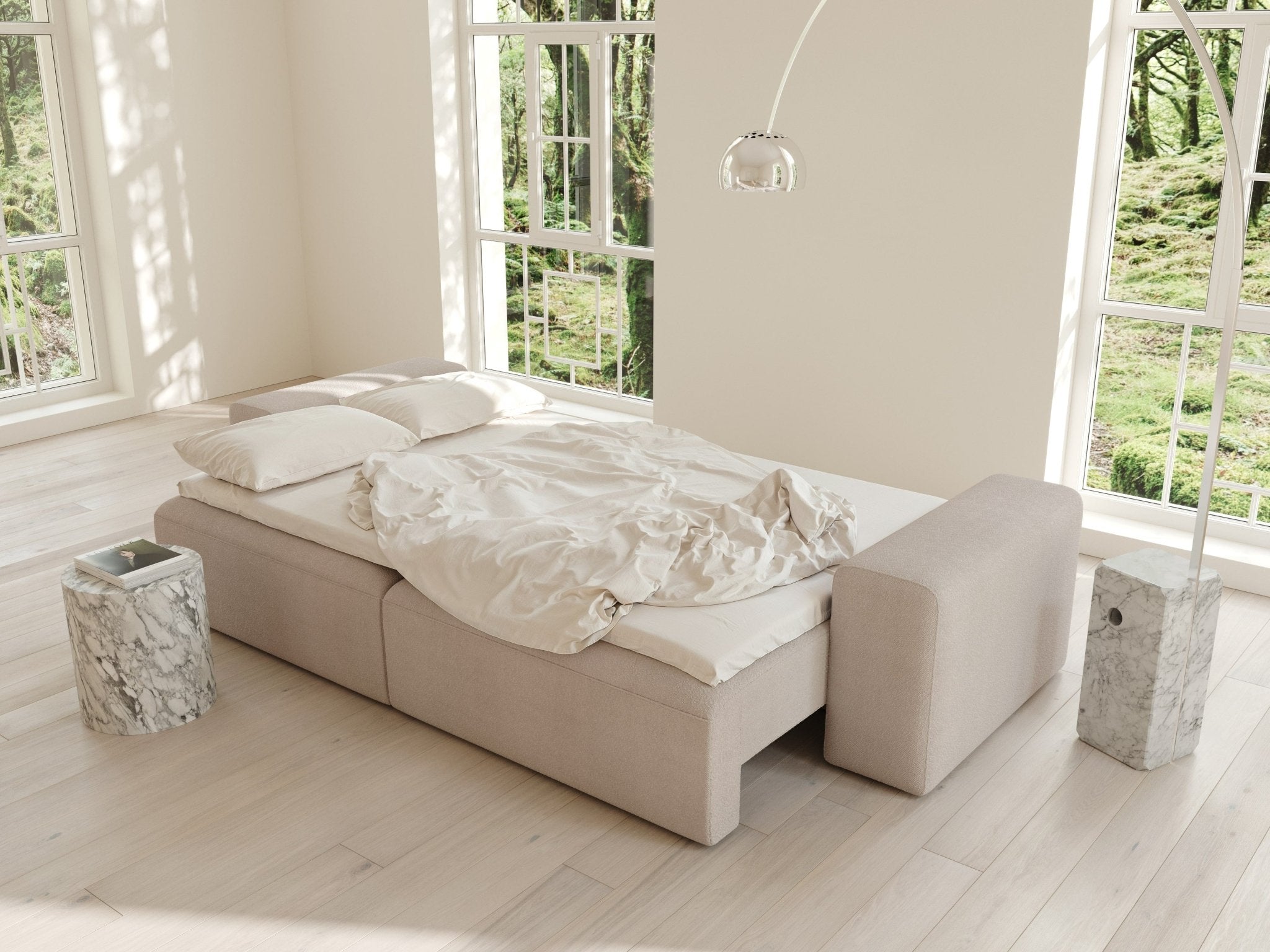 Amaia | 150x263 | Bouclé Cream - Nordic Dream