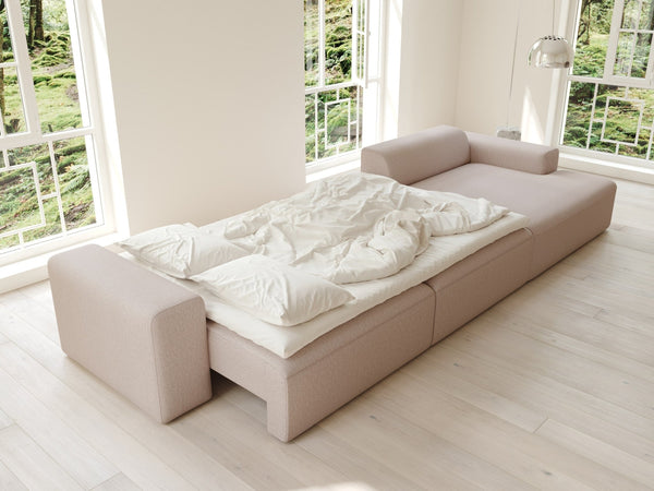 Aria | 150x365 | Macchiato - Chaiselong - Højre - Nordic Dream