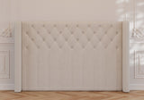 Cloud gavl | 210 cm | Bouclé cream - Nordic Dream