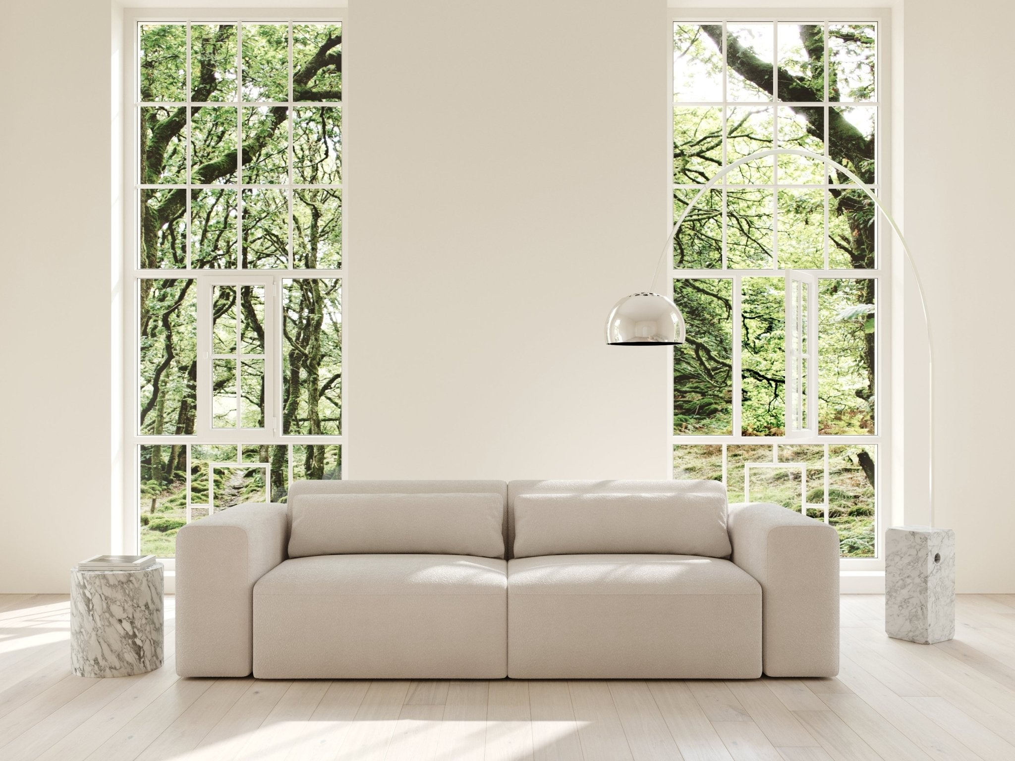 Amaia | 150x263 | Bouclé Cream - Nordic Dream