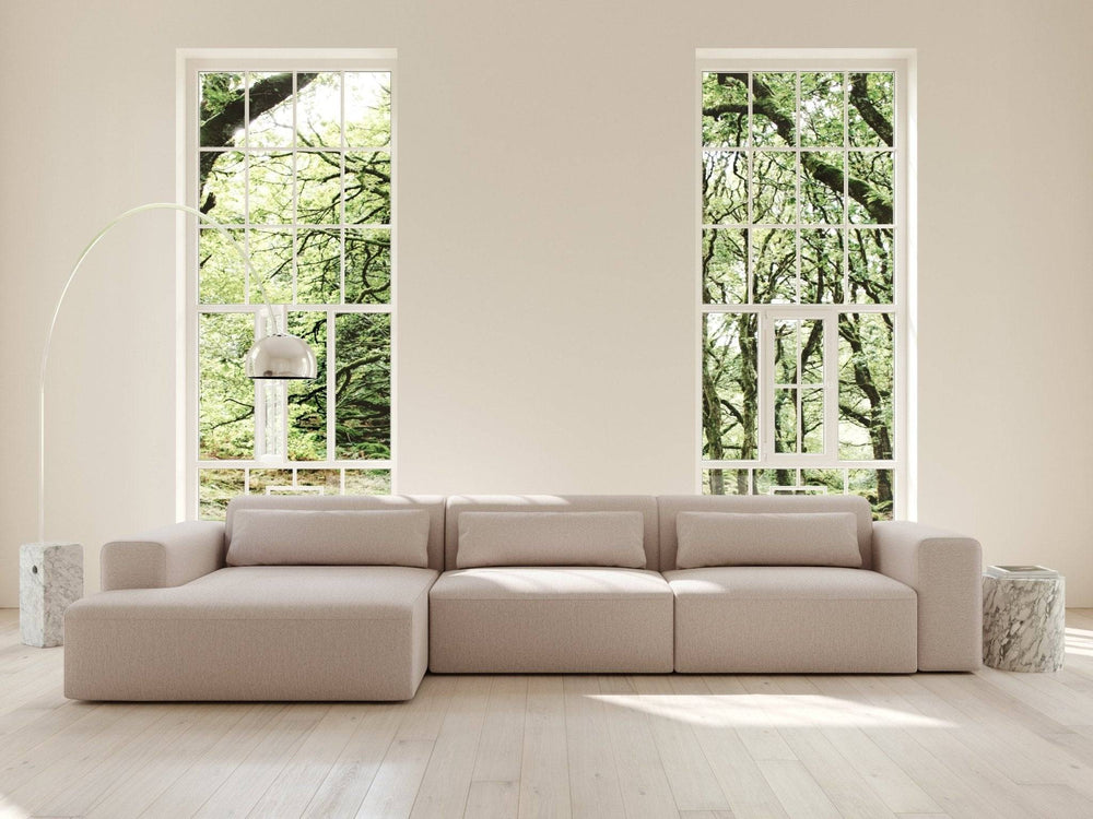 Beige macchiato sovesofa