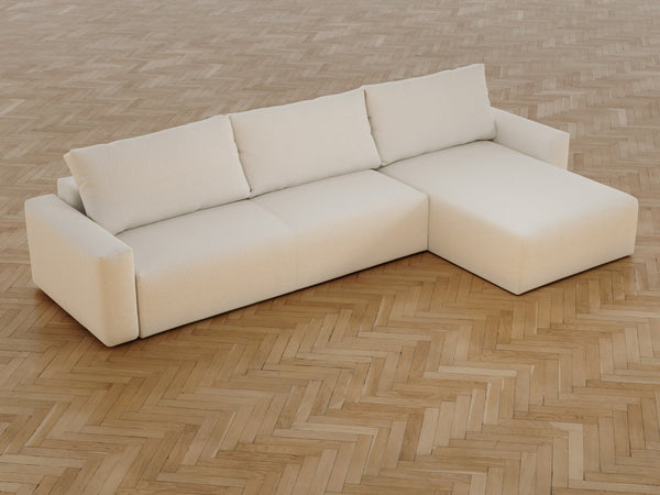 Maru | 140x342 cm | Bouclé off - white | 531 - Nordic Dream