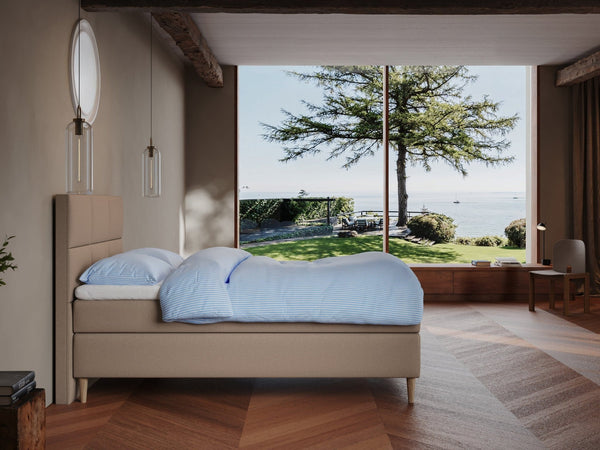 Svanhild Fjord 140x200 Brun Nordic Dream tilbyder senge med skandinavisk design og højkvalitets materialer. Oplev perfekt komfort for en god nattesøvn. Bestil din i dag!