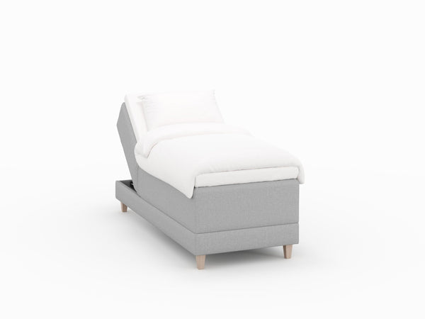 Aura Nordlys 90x210 Lys grå Nordic Dream tilbyder senge med skandinavisk design og højkvalitets materialer. Oplev perfekt komfort for en god nattesøvn. Bestil din i dag!