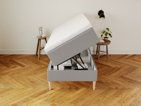 Astrid Fjord 90x200 Lys grå Nordic Dream tilbyder senge med skandinavisk design og højkvalitets materialer. Oplev perfekt komfort for en god nattesøvn. Bestil din i dag!