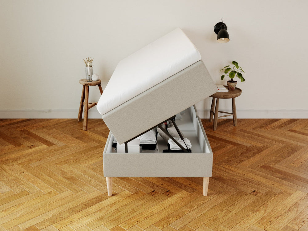 Astrid Nordlys 90x200 Sand Nordic Dream tilbyder senge med skandinavisk design og højkvalitets materialer. Oplev perfekt komfort for en god nattesøvn. Bestil din i dag!