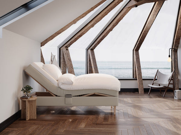 Ragna Fjord 90x210 Sand Nordic Dream tilbyder senge med skandinavisk design og højkvalitets materialer. Oplev perfekt komfort for en god nattesøvn. Bestil din i dag!