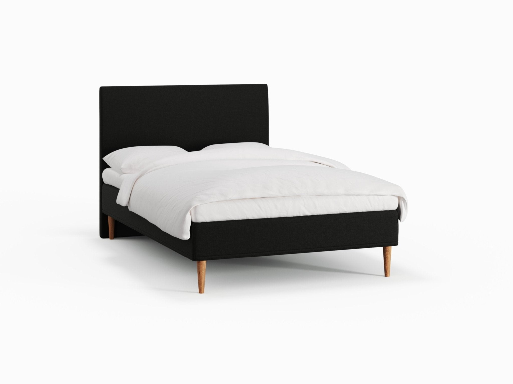Saga Fjord 140x200 Sort Nordic Dream tilbyder senge med skandinavisk design og højkvalitets materialer. Oplev perfekt komfort for en god nattesøvn. Bestil din i dag!