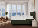 Snefrid Nordlys 160x200 Dyb Grøn Nordic Dream tilbyder senge med skandinavisk design og højkvalitets materialer. Oplev perfekt komfort for en god nattesøvn. Bestil din i dag!