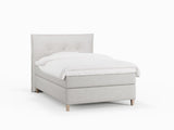 Snefrid Fjord 120x200 Bouclé cream Nordic Dream tilbyder senge med skandinavisk design og højkvalitets materialer. Oplev perfekt komfort for en god nattesøvn. Bestil din i dag!