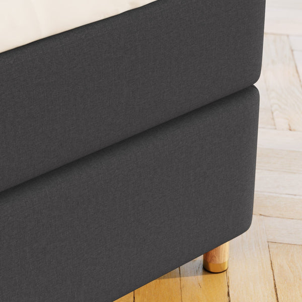 Alva Fjäll 220x220 Antracit Nordic Dream tilbyder senge med skandinavisk design og højkvalitets materialer. Oplev perfekt komfort for en god nattesøvn. Bestil din i dag!