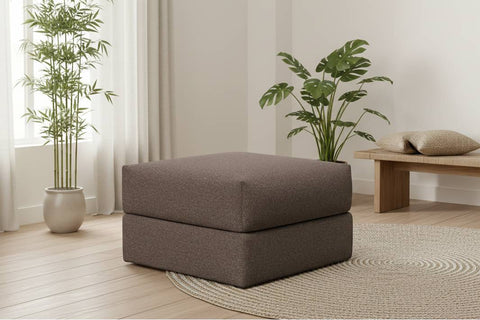 Puf | 75x75 | Forest brown | 411 - Nordic Dream