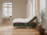Ragna Älv 90x210 Dyb grøn Nordic Dream tilbyder senge med skandinavisk design og højkvalitets materialer. Oplev perfekt komfort for en god nattesøvn. Bestil din i dag!