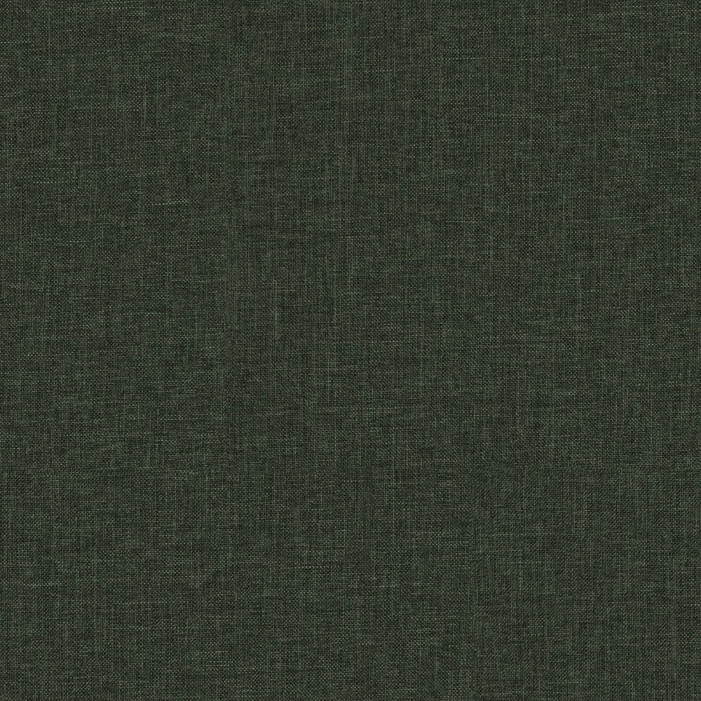 Dyb grøn stofprøve 20x10 cm med tæt, vævet tekstur og mat linen-lignende udseende