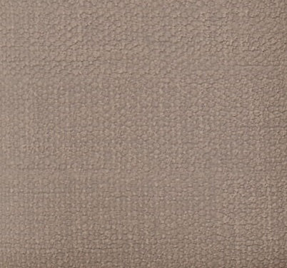 Rektangulær stofprøve 20x10 cm i varm brun farve med fin, let bouclé-tekstur og blød uldlignende overflade