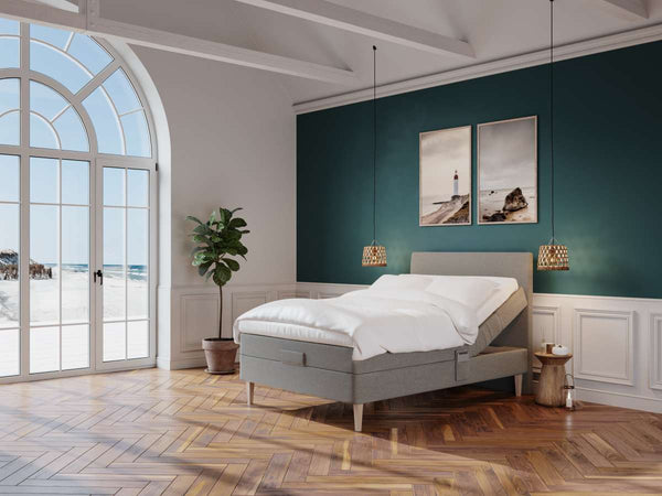 Ragna Fjäll 140x200 Lys grå Nordic Dream tilbyder senge med skandinavisk design og højkvalitets materialer. Oplev perfekt komfort for en god nattesøvn. Bestil din i dag!