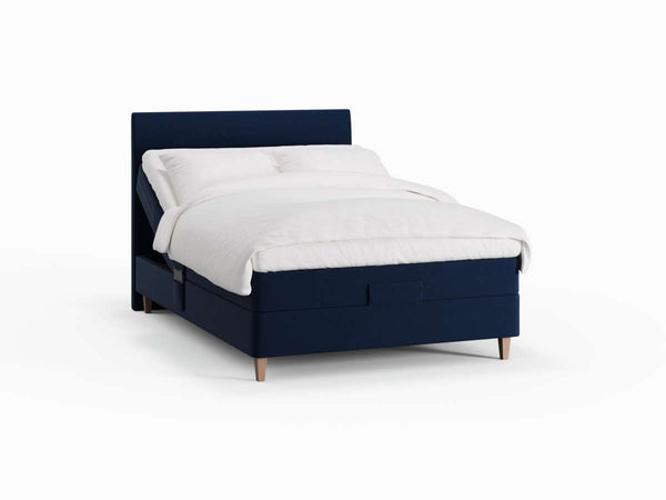 Ragna Fjäll 140x200 Dyb blå Nordic Dream tilbyder senge med skandinavisk design og højkvalitets materialer. Oplev perfekt komfort for en god nattesøvn. Bestil din i dag!