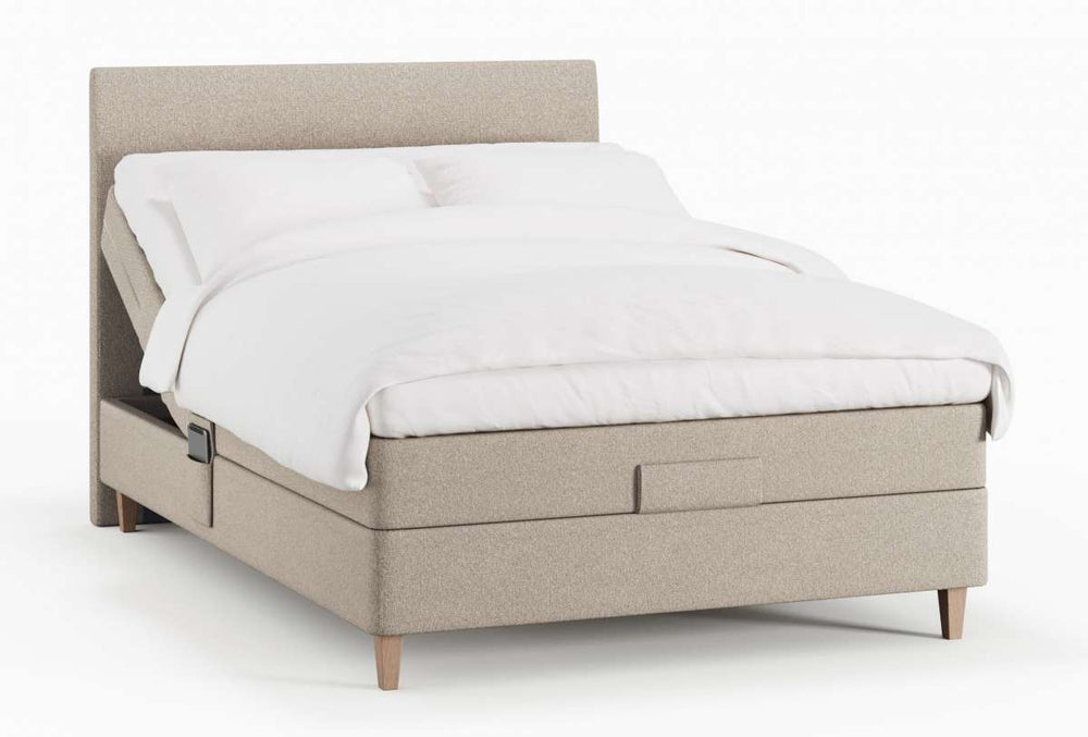 Ragna Fjäll 140x200 Sand Nordic Dream tilbyder senge med skandinavisk design og højkvalitets materialer. Oplev perfekt komfort for en god nattesøvn. Bestil din i dag!