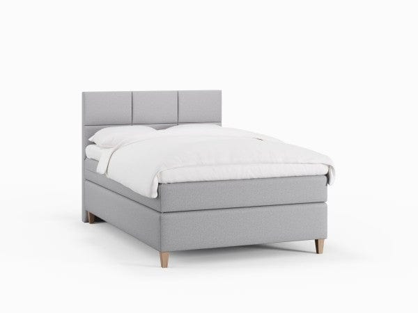 Snefrid Nordlys 120x200 Lys grå Nordic Dream tilbyder senge med skandinavisk design og højkvalitets materialer. Oplev perfekt komfort for en god nattesøvn. Bestil din i dag!