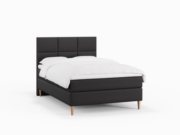 Svanhild Älv 140x200 Antracit Nordic Dream tilbyder senge med skandinavisk design og højkvalitets materialer. Oplev perfekt komfort for en god nattesøvn. Bestil din i dag!