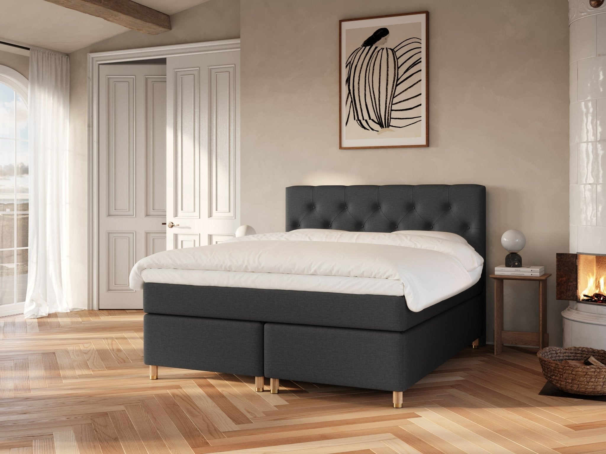 Nora Nordlys | 160x200 | Antracit - Nordic Dream