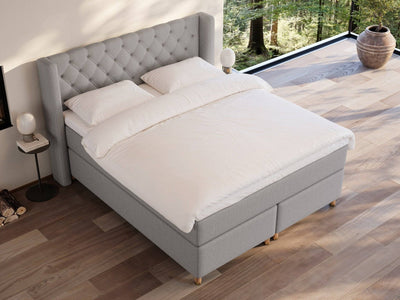 Eira | 180x200 | Lys grå - Nordic Dream