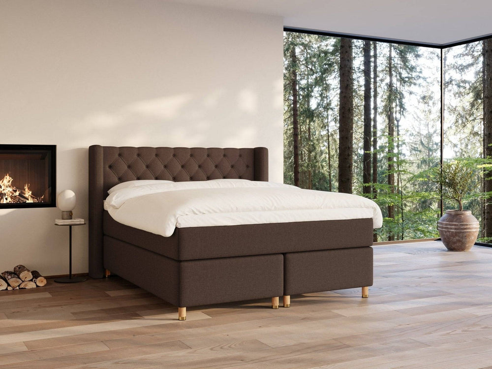 Eira | 180x200 | Mørk brun - Nordic Dream