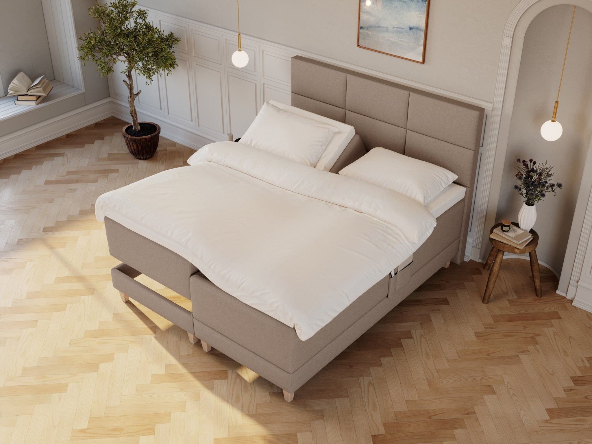 Aura Nordlys | 180x200 | Brun - Nordic Dream