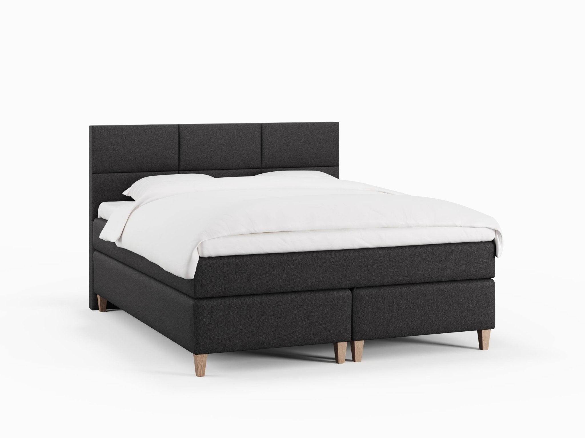 Snefrid Älv 180x210 Antracit Nordic Dream tilbyder senge med skandinavisk design og højkvalitets materialer. Oplev perfekt komfort for en god nattesøvn. Bestil din i dag!