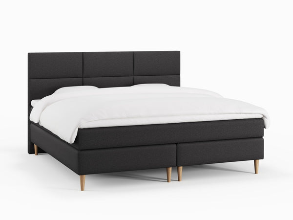 Svanhild Älv 210x210 Antracit Nordic Dream tilbyder senge med skandinavisk design og højkvalitets materialer. Oplev perfekt komfort for en god nattesøvn. Bestil din i dag!
