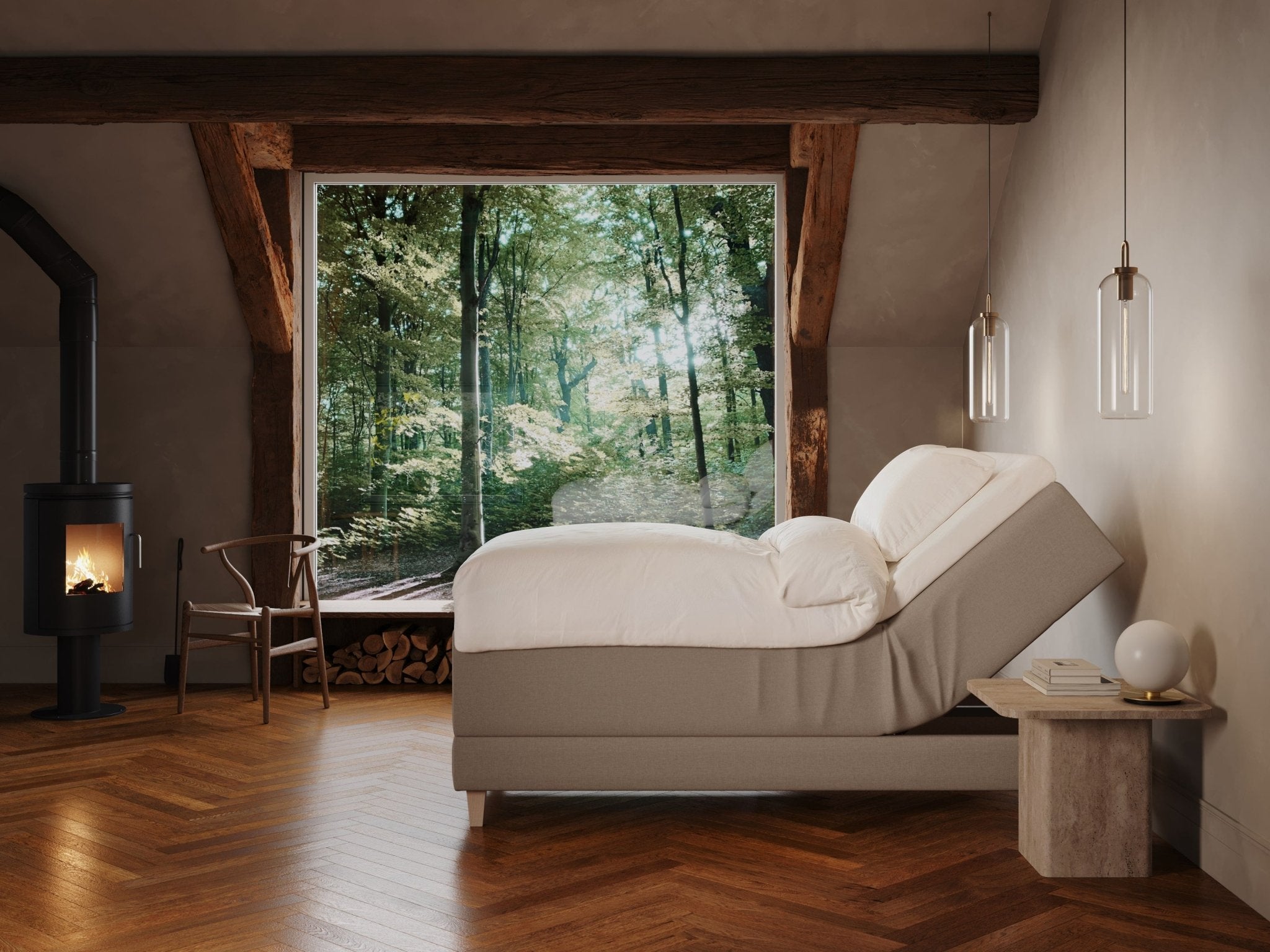 Aura Fjäll | 90x200 | Brun - Nordic Dream