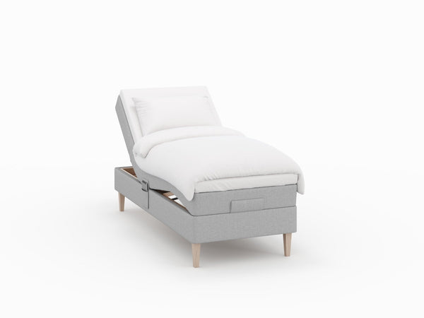 Ragna Älv 90x210 Lys grå Nordic Dream tilbyder senge med skandinavisk design og højkvalitets materialer. Oplev perfekt komfort for en god nattesøvn. Bestil din i dag!
