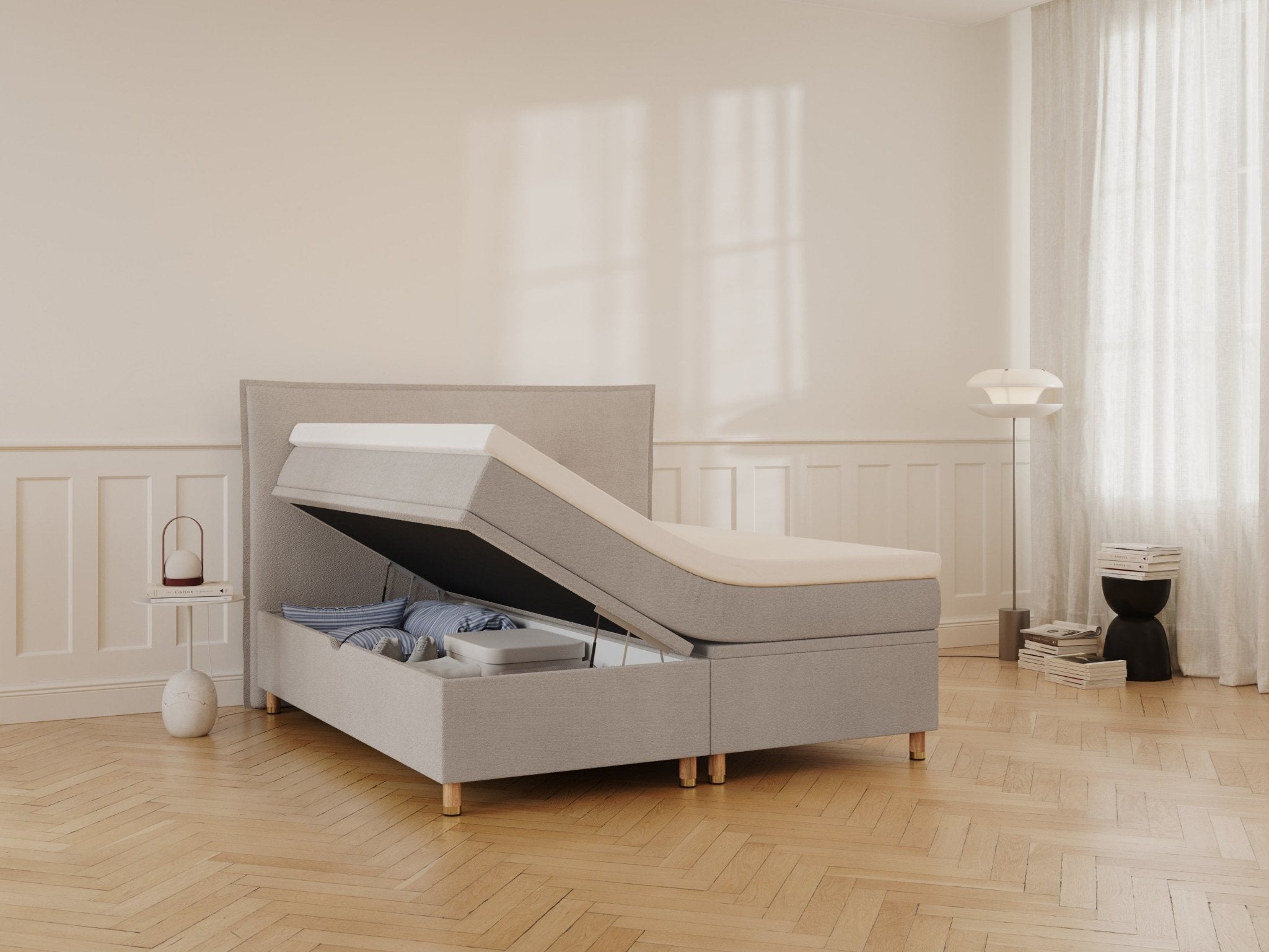 Alva Fjord Grande | 180x210 | Bouclé latte - Nordic Dream