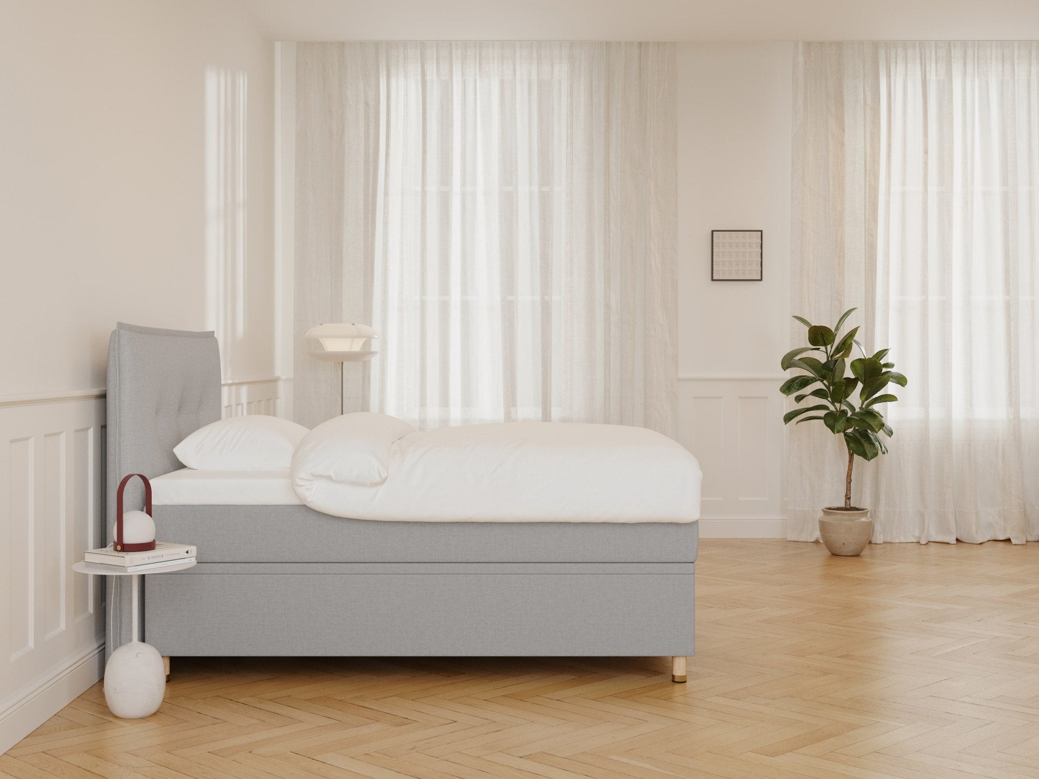 Alva Älv Grande | 120x200 | Lys grå - Nordic Dream