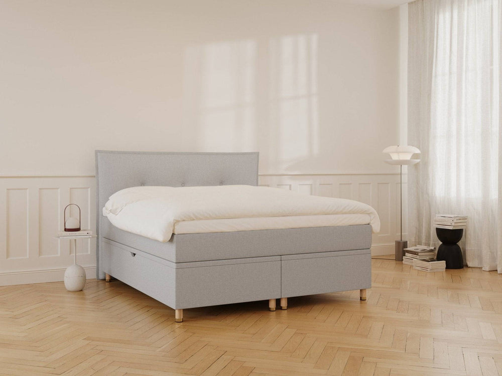 Alva Grande | 160x200 | Lys grå - Nordic Dream