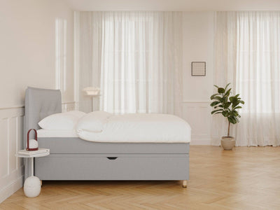 Alva Grande | 180x200 | Lys grå - Nordic Dream