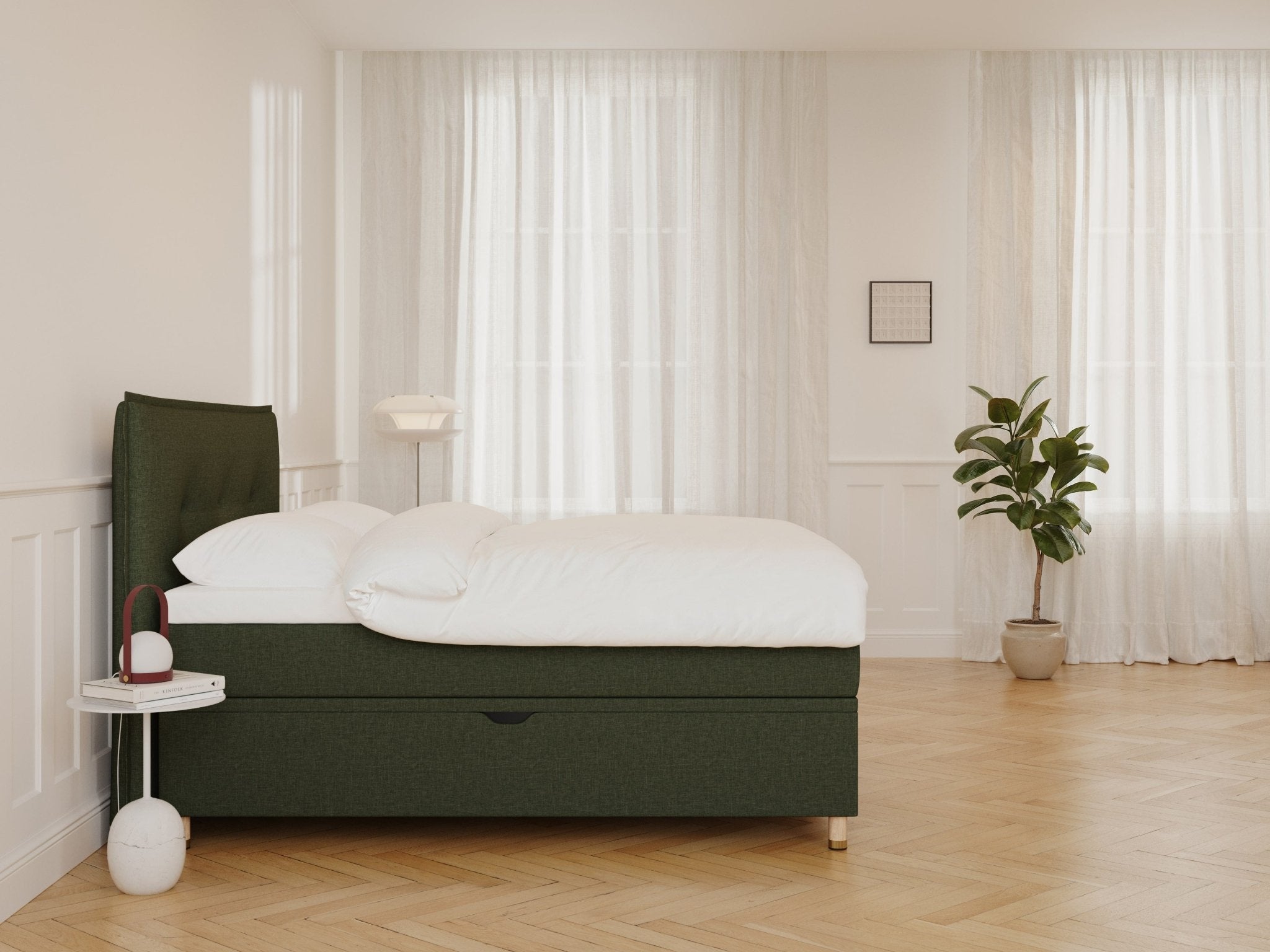 Alva Fjäll Grande | 160x200 | Dyb Grøn - Nordic Dream