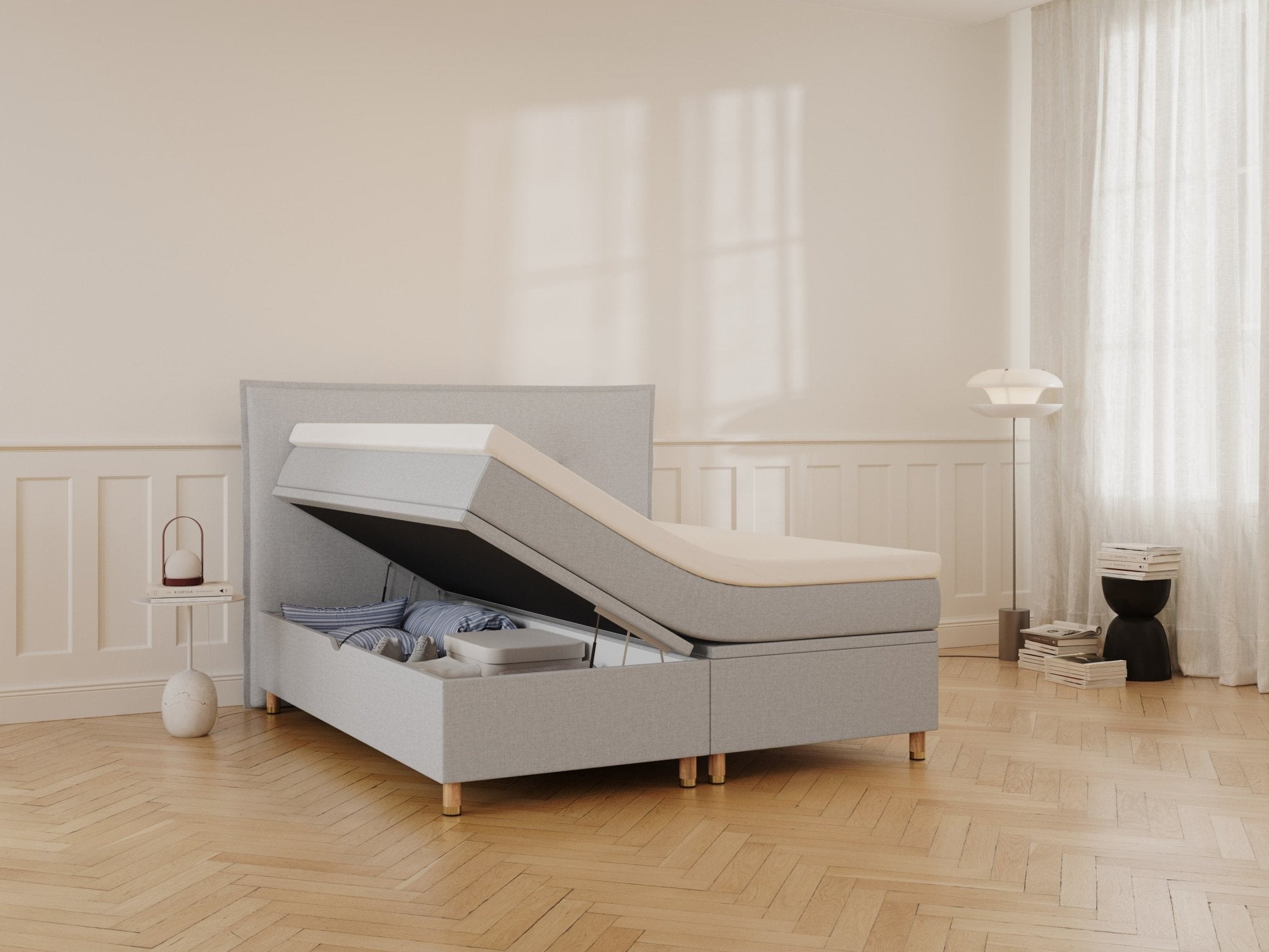 Alva Fjäll Grande | 180x210 | Lys grå - Nordic Dream