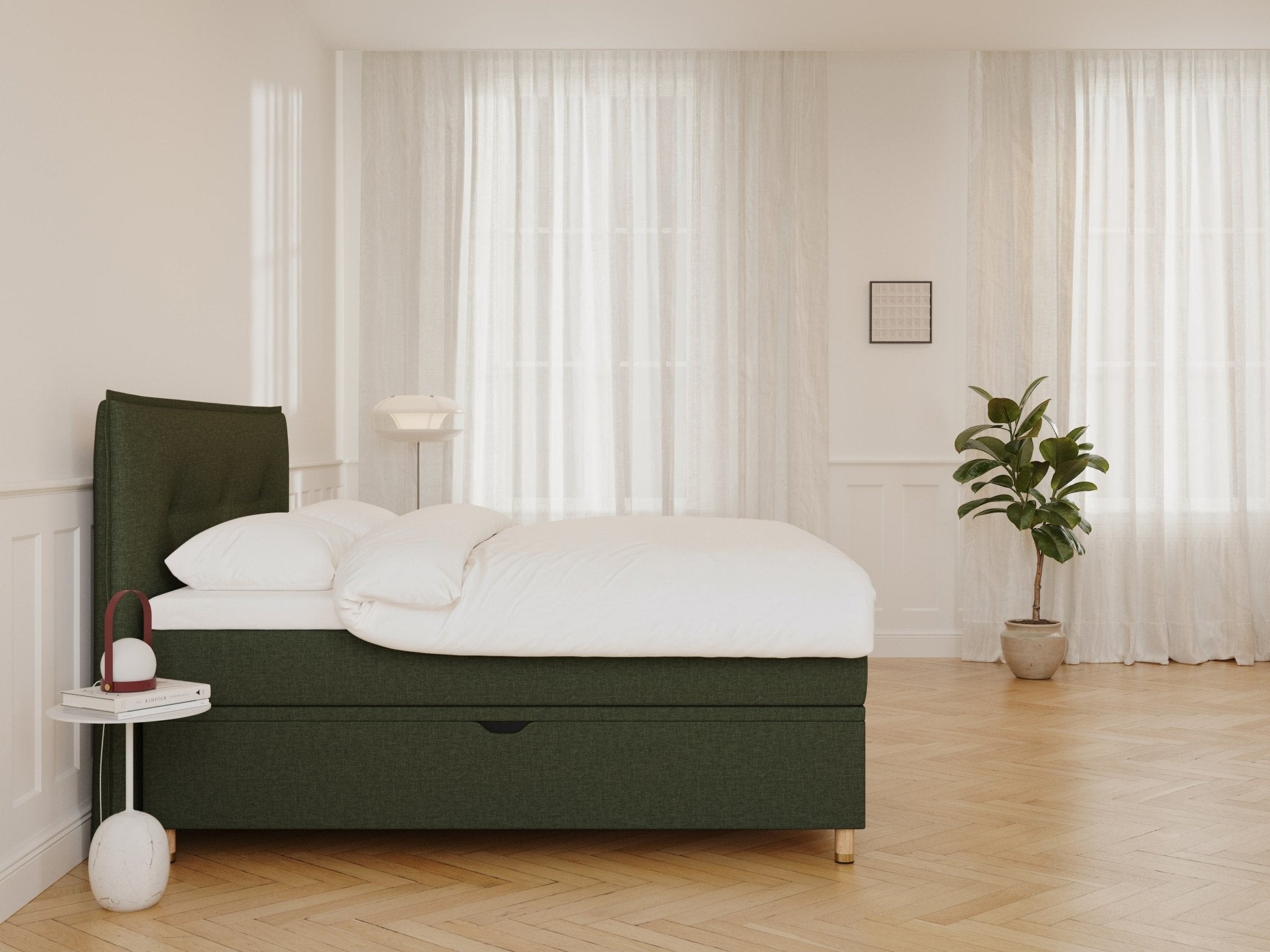 Alva Nordlys Grande | 200x200 | Dyb Grøn - Nordic Dream